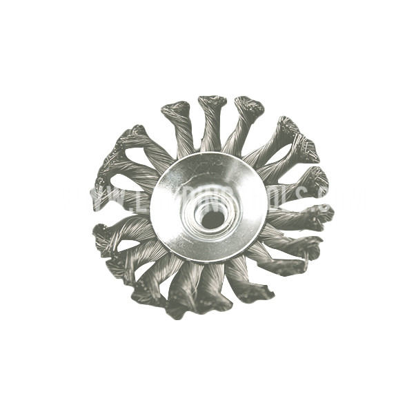 Knotted Twist Wheel Brushes 72mm .  Use For Angle Grinder  510401