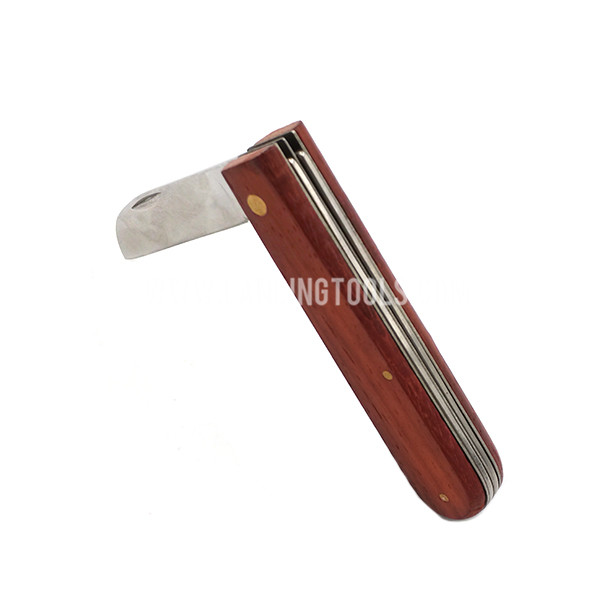 Professional Curved Blade Electrical Knife Wooden handle   310105