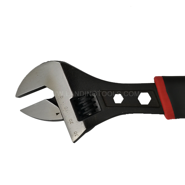 Adjustable Wrench With PVC Handle    337001