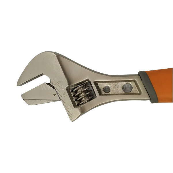 Adjustable Wrench With PVC Handle   337002