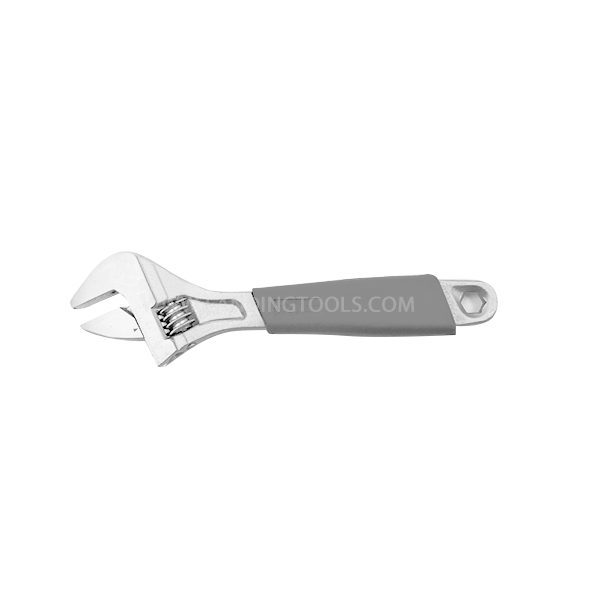 Adjustable Wrench With PVC Handle   337004