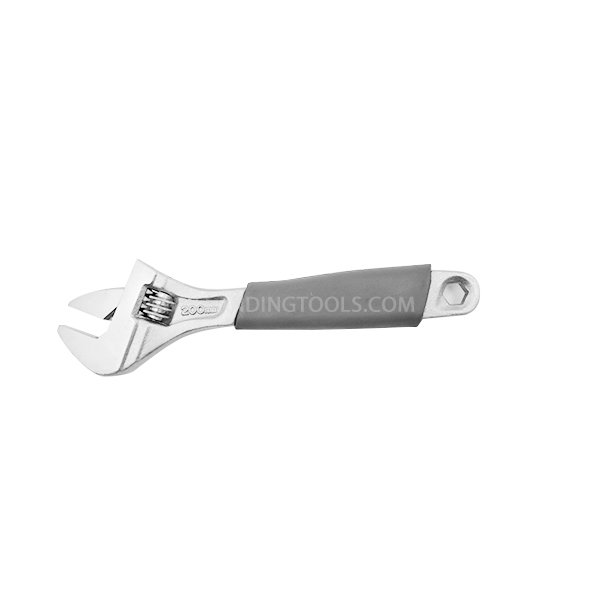 Adjustable Wrench With PVC Handle   337004