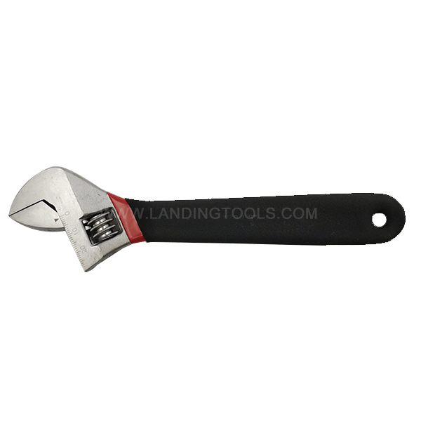 Adjustable Wrench With PVC Handle  337007