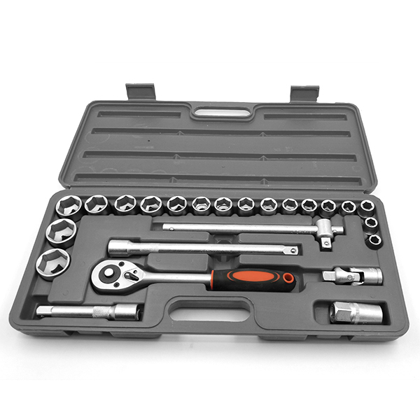 24pcs 1/2" Dr .Socket Wrench Set With Chrome Vanadium Steel.     701505