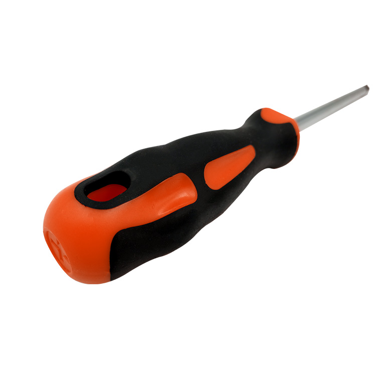 High Quality Screwdriver  With PP+TPR  handle  CR-V 6150 Blade  Black Tip with magnetic   644803