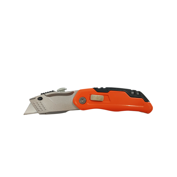 Industrial Grade Retractable Folding Knife  Include 3pcs Blades   385706-1