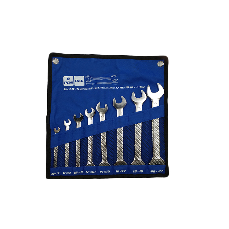 Professional Quality 8pcs Double Open End Spanner Set DIN Standard   334902