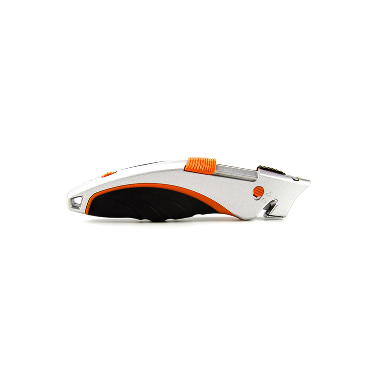 New Utility Knife  Metal-alloy Housing  Mulit-stop actuator and retractable blade   386018