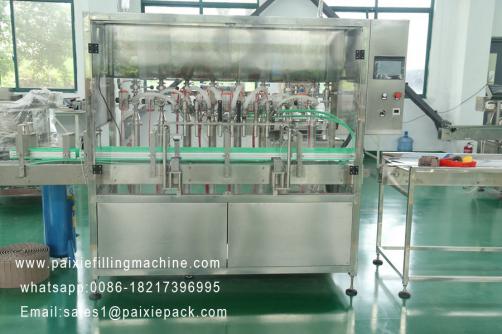 Glass bottle wine filling capping machine