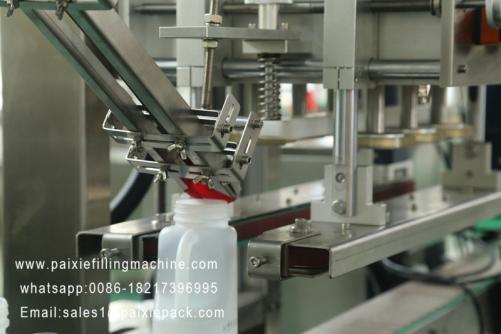 Cleaning fluid / washing liquid bottle filling capping machine