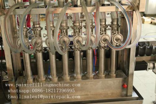 Detergent product filling capping machine