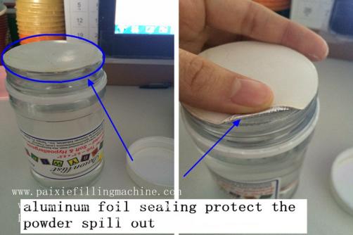 Plastic round bottle Aluminum foil sealing machine