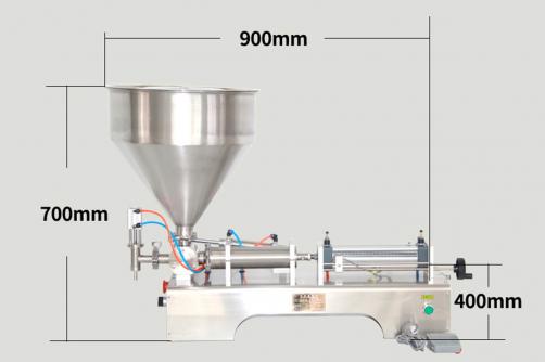 Semi-automatic PasteSemi-fluid Filling Machine