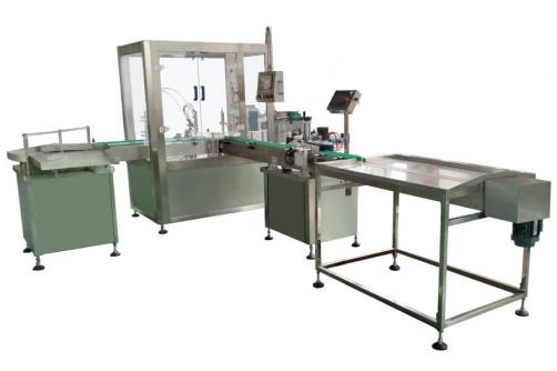 Glass dropper bottle essential oil filling capping machine