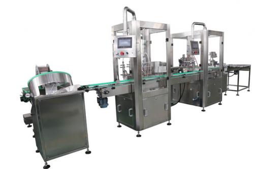Causticity chemical liquid bottle filling capping machine