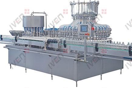 Glass Bottle Filling, Nitrogen Charging and Stoppering Machine