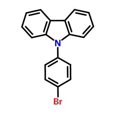 9-(4-Bromophenyl)carbazole , 57102-42-8 , C18H12BrN​