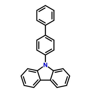 9-(4-Phenylphenyl)carbazole , 6299-16-7 , C24H17N​