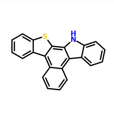 14H-Benzo[c][1]benzothieno[2,3-a]carbazole，1313395-18-4，​C22H13NS​