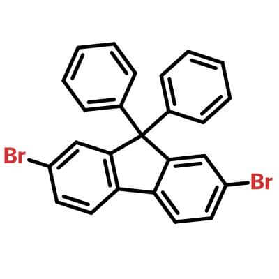 2,7-Dibromo-9,9-Diphenylfluorene, 186259-63-2,C15H12Br2