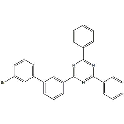 ​2-(3'-BroMo-biphenyl-3-yl)-4,6-diphenyl-[1,3,5]triazine，​1606981-69-4​，C27H18BrN3​