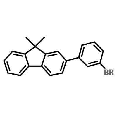 9H-Fluorene, 2-(3-bromophenyl)-9,9- dimethyl-_881912-14-7_C21H17Br