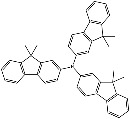 9H-Fluoren-2-amine, N,N-bis(9,9-dimethyl-9H-fluoren-2-yl)-9,9-dimethyl-_233591-43-0_C45H39N