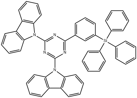 9H-Carbazole, 9,9'-[6-[3-(triphenylsilyl)phenyl]-1,3,5-triazine-2,4-diyl]bis-_cas:2422045-58-5
