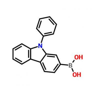 9-Phenylcarbazole-2-boronic acid，1001911-63-2，C18H14BNO2​
