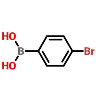 4-bromophenylboronic acid，5467-74-3，C6H6BBrO2