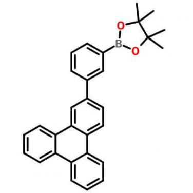 (3-(Triphenylen-2-yl)phenyl)boronic acid pinacol ester，1115639-92-3，C30H27BO2​