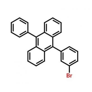 9-(3-Bromophenyl)-10-phenyl-anthracene_1023674-80-7_C26H17Br