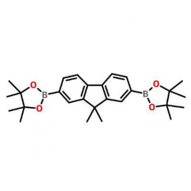 2,7-Bis(4,4,5,5-tetramethyl-1,3,2-dioxaborolan-2-yl)-9,9'-dimethylfluorene _325129-69-9 _C27H36B2O4