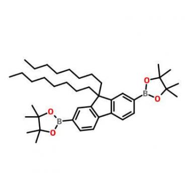 2,2'-(9,9-dioctyl-9H-fluorene-2,7-diyl)bis(4,4,5,5-tetramethyl-1,3,2-dioxaborolane)_196207-58-6_C41H64B2O4