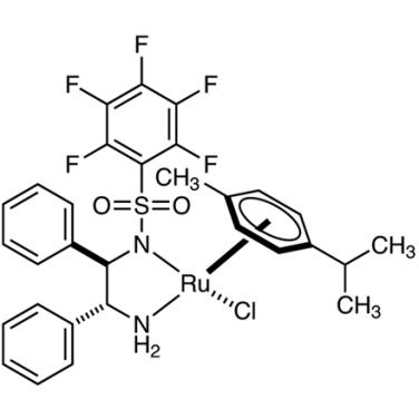 Chloro[[(1R,2R)-(-)-2-amino-1,2-diphenylethyl](pentafluorophenylsulfonyl)amido](p-cymene)ruthenium(II), 1026995-71-0