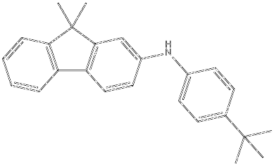 9H-Fluoren-2-amine, N-[4-(1,1-dimethylethyl)phenyl]-9,9-dimethyl_944418-46-6_C25H27N