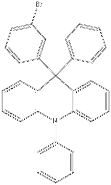Spiro[acridine-9(10H),9'-[9H]fluorene], 4'-bromo-10-phenyl-_1598410-12-8_C31H20BrN