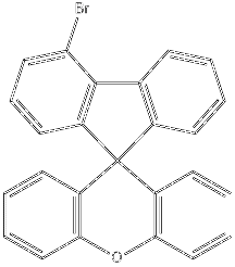 Spiro[9H-fluorene-9,9'-[9H]xanthene], 4-bromo-_1609484-45-8_C25H15BrO
