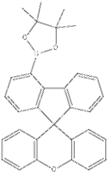 Spiro[9H-fluorene-9,9'-[9H]xanthene], 4-(4,4,5,5-tetramethyl-1,3,2-dioxaborolan-2-yl)-_1609484-75-4_C31H27BO3