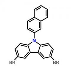9-(2- Naphthalenyl )-3,6- DibroMo -9H- Carbazole , 1221237-83-7 , C22H13Br2N