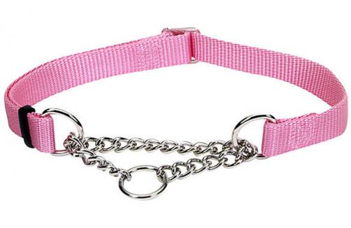 L204 Nylon Dog Martingale Chain Collar