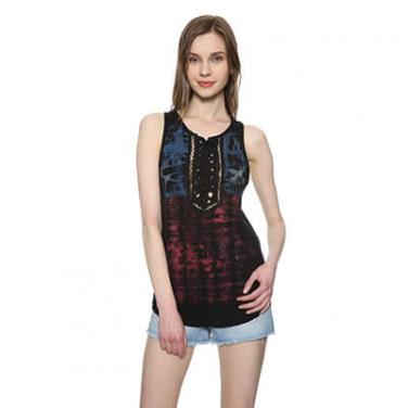 Women's Sexy Summer Cross Strappy Aztec Camisole Tank Top