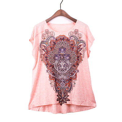 Sublimation Printed Poly Linen Top