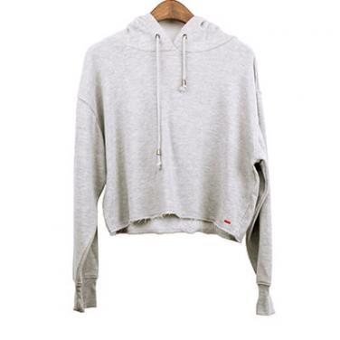 Heather Grey French Terry Hoodie