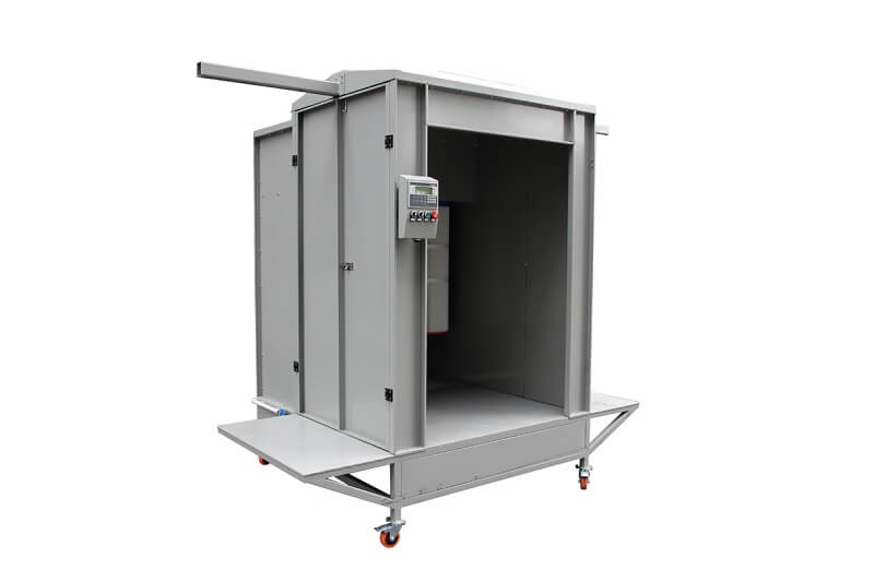 Powder Spray Booth With Recovery System