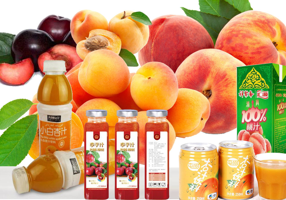 Линия по производству напитков из абрикосов, слив и персиков