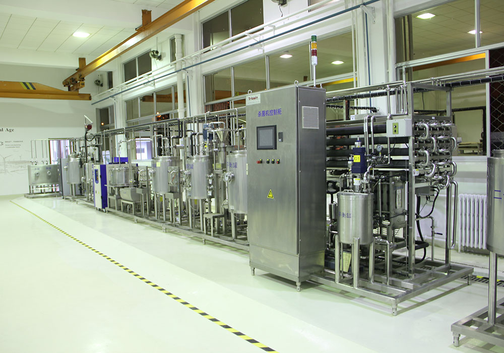 Pilot Plant for Phytoextraction Beverage Line