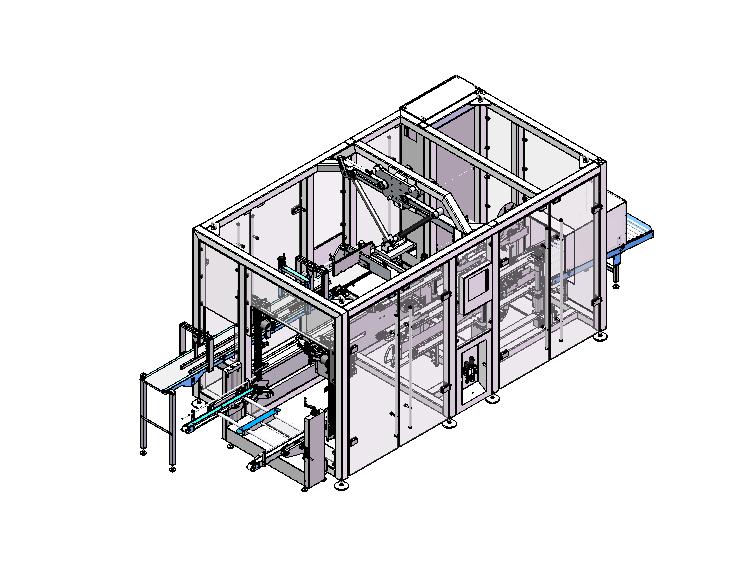 Top-entry packing machine