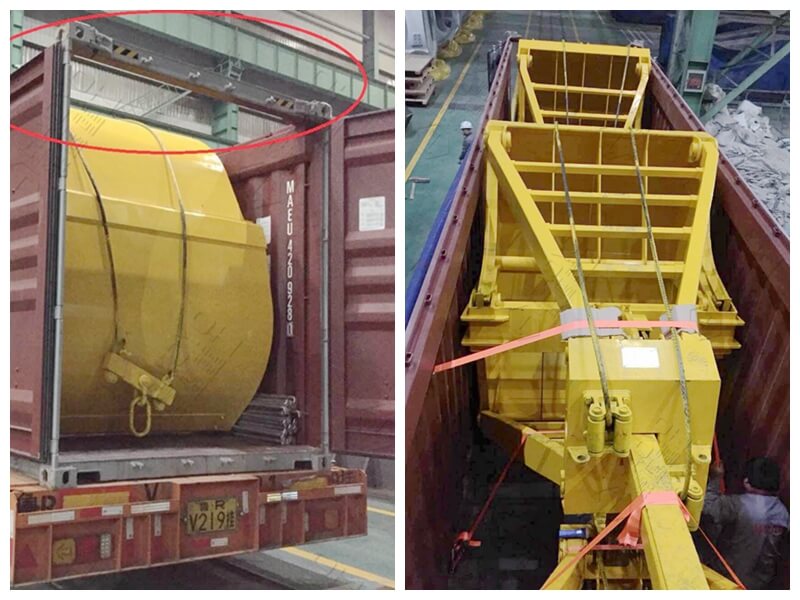 A Single Rope Clamshell Grab Has been completed and is ready to be sent to Ghana.