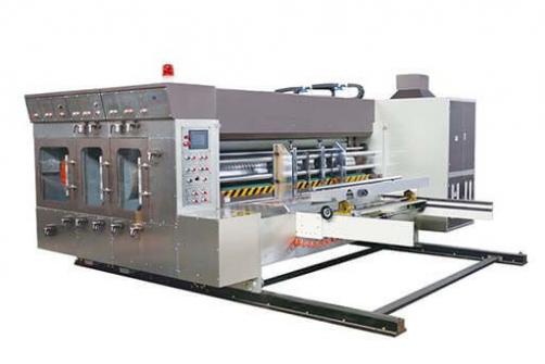 Máquina troqueladora ranuradora de impresión flexográfica automática PRY-D